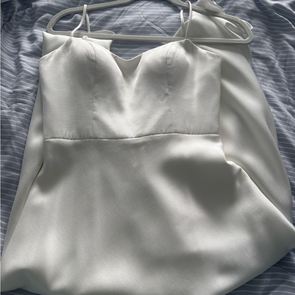 Jenny Yoo White Sleeveless Sundress Wedding - Picture 5 of 10
